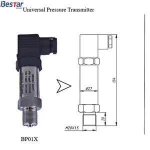 Thủy lực cảm biến áp suất 0-100bar -160 độ 0-15 Bar NPT 1/2 cảm biến áp suất <span class=keywords><strong>4</strong></span>-<span class=keywords><strong>20mA</strong></span> 0-10V 16bar cho chất lỏng khí tự nhiên - Product Image 4