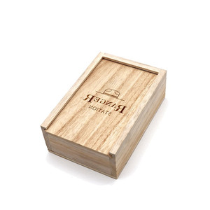 กล่องไม้ฝาเลื่อนพิมพ์โลโก้ตามสั่งสำหรับบรรจุของขวัญและบรรจุภัณฑ์ขายส่ง - Product Image 6