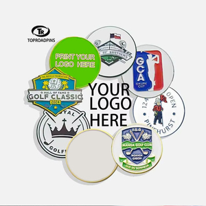 Nhà Sản Xuất Thiết Kế Tùy Chỉnh Sắt Thủ Công Khắc Hai Mặt Golf Bóng Đánh Dấu Golf Hat <span class=keywords><strong>Clip</strong></span> - Product Image 4