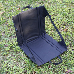 Coussin de siège pliable d'extérieur en tissu Oxford 600D, coussin de chaise de stade portable pour le camping, la plage et les voyages - Product Image 2