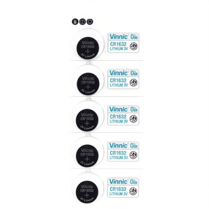 แบตเตอรี่ลิเธียม Vinnic Cr1632 3V แบบเหรียญ แพ็ค 5 ก้อน สำหรับอุปกรณ์ดิจิทัล - Product Image 2