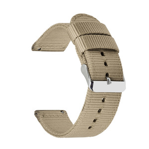 <span class=keywords><strong>Bracelet</strong></span> de montre en toile de nylon 18mm 20mm 22mm 24mm pour Samsung Galaxy Watch 42mm 46mm Active 2 <span class=keywords><strong>Gear</strong></span> <span class=keywords><strong>S2</strong></span> S3 Amazfit <span class=keywords><strong>Bracelet</strong></span> Band - Product Image 2