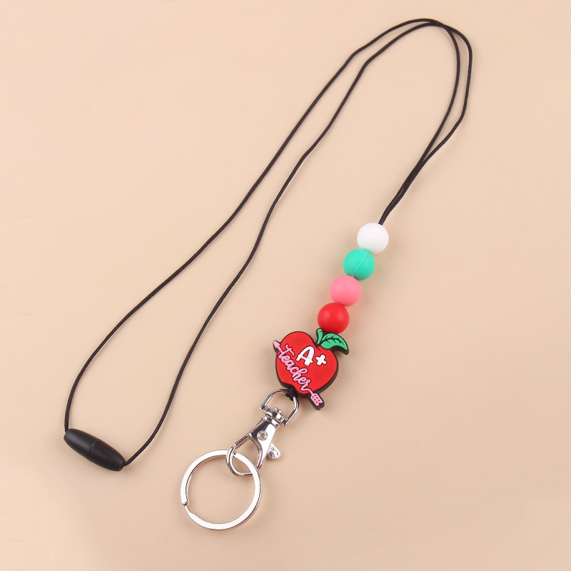 Customized Silicone Lanyard Neck Strap Lanyards Image 2