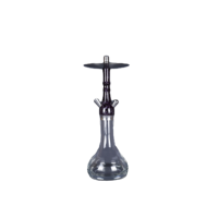 Meilleure vente Bouteille d'eau portable en verre Shisha Hookah de haute qualité OEM ODM Logo personnalisé Style moderne Miroir Technique coloré