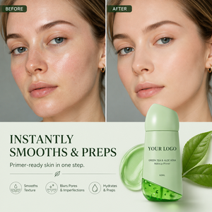 Spray Fijador de Maquillaje Vegano al por Mayor con Té Verde y <span class=keywords><strong>Aloe</strong></span> <span class=keywords><strong>Vera</strong></span>, Hidratante, de Larga Duración, Refrescante, Suavizante para la Piel, Ligero, 60ml - Product Image 5