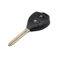 Fourniture de serrurier en gros pour Toyota Camry coque de clé de voiture porte-clés à distance vierge avec logo personnalisé