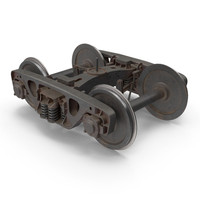 Chariot de train à suspension de type bogie en acier moulé de haute qualité, norme EK7, à vendre