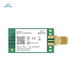 โมดูลรับส่งสัญญาณไร้สาย Ebyte OEM ODM 27dBm กำลังต่ำ nRF24L01P 500mW 5 กม. โมดูล RF 2.4GHz โซลูชัน IoT โมดูล SPI RF - Product Image 1