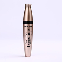 MOQ Rendah 4D Volumizing Vegan Liquid untuk |   Label Pribadi Golden Tube Tahan Air Tahan Lama Natural Matte Eyelash Makeup