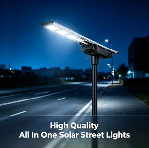 Lampe solaire LED intégrée pour extérieur, 80W, en aluminium, pour jardin, prix imbattable, idéale pour les projets - Product Image 1
