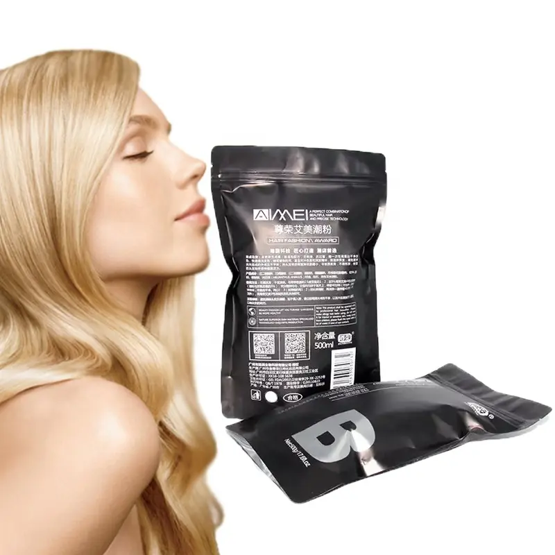 Aimei Professional Salon Hair Bleach Powder Private Label Natural and Healthy Hair Color Dust Free Bleaching Powder in Hair Dye