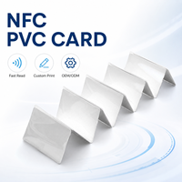 Carte NFC en PVC, étanche, durable, en plastique, pour membre, hôtel, cadeau, puce blanche, entreprise, Fudan, carte de proximité intelligente, 13,56 MHz, carte RFID IC