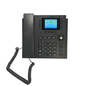 Teléfono VoIP con 8 <span class=keywords><strong>cuentas</strong></span> SIP Pantalla a color Teléfono IP empresarial Soporte PoE y WiFi <span class=keywords><strong>de</strong></span> 2,4 GHz - Product Image 2