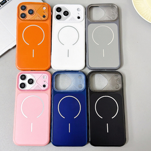 Étui de protection d'objectif d'appareil photo antichoc et antidérapant pour <span class=keywords><strong>iPhone</strong></span> <span class=keywords><strong>11</strong></span> 12 13 14 15 16 17 Pro Max, compatible avec la recharge sans fil et magnétique - Product Image 1