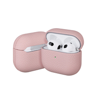 Étui en cuir de luxe à grain litchi pour écouteurs sans fil, accessoires pour AirPods Pro, coques à motif litchi