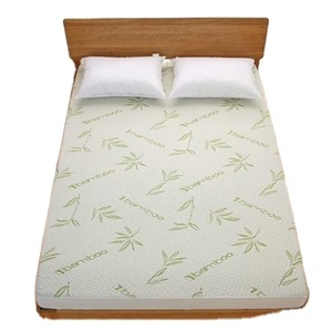 Protector de Colchón de Tamaño Estándar, 60% Bambú, 40% Poliéster, Tejido de Punto, Ecológico, Transpirable, Impermeable y Antimicrobiano - Product Image 1