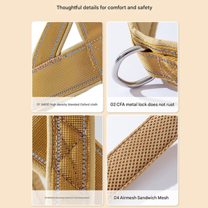 Arnés Táctico Transpirable y Simple para Perro, Chaleco de Nailon Resistente para Perros Pequeños, Medianos y Grandes, Disponible en 4 Colores - Product Image 4