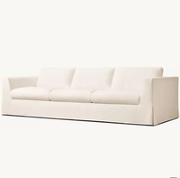 Ensemble de canapés en tissu moderne, durable et écologique, personnalisé, avec rembourrage en éponge et housse amovible pour le salon