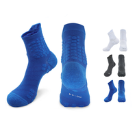 Chaussettes de badminton personnalisées antidérapantes à coussin épais pour hommes
