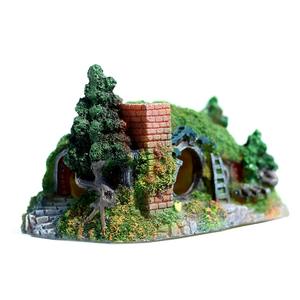 Aquascape Small <span class=keywords><strong>Hobbit</strong></span> House Adornos decorativos para Acuarios y Peceras Decoraciones de madera para <span class=keywords><strong>el</strong></span> hogar Accesorios de plástico - Product Image 2