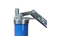Pistolet à graisse manuel portable robuste en acier et alliage d'aluminium, conception à levier pour le travail de lubrification des équipements automobiles et de camions, 43,5 cm