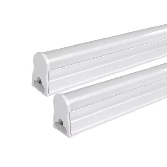 China Hot Sale T5 T8 Aluminum Integrated LED Light Tubes 600mm 1200mm 9w 15w 18w Led Lighting Fixture Double End 220v PF0.5