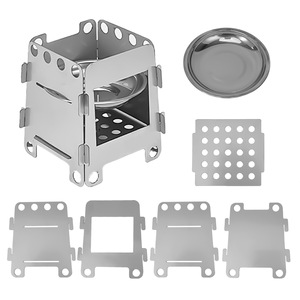 Estufa de Acero Inoxidable con Bandeja para Alcohol, Parrilla Portátil para Picnic al Aire Libre, Resistente al Viento, Capacidad de 3-5 L - Product Image 5