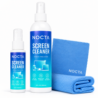 Kit de nettoyage d'écran professionnel NOCTA, étiquette privée, kit de nettoyage d'écran électronique personnalisé avec chiffon en microfibre réutilisable
