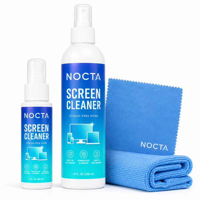NOCTA Professional Screen Cleaner Set Private Label Customized Electronic Display Cleaning Kit with Reusable Microfiber Cloth