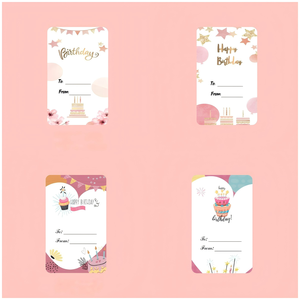 Biglietti d'invito per <span class=keywords><strong>compleanno</strong></span>, biglietti a forma <span class=keywords><strong>di</strong></span> torta, palloncino, fiore, biglietti per appuntamenti, inviti scritti a mano, forniture per feste a tema <span class=keywords><strong>compleanno</strong></span> per bambini - Product Image 1