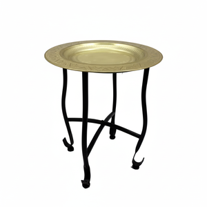 โต๊ะโลหะโมร็อกโกสุดหรูสวยงามทันสมัยดีไซน์ละเอียดโต๊ะกาแฟยอดนิยม - Product Image 1