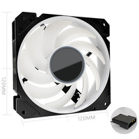 Manmu Ventilateurs colorés transparents personnalisés de refroidissement de haute qualité Ventilateur de refroidissement de ventilateur CPU Fanoem Odm Argb