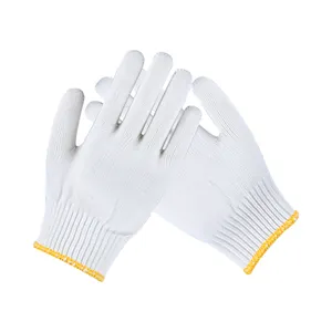 Échantillon gratuit gants en coton blanc durables et résistants à l'usure