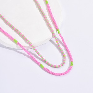 Collana a Catena con Perline Colorate alla Moda per Donne, Girocollo Stratificato per Uso Quotidiano e Feste - Product Image 4