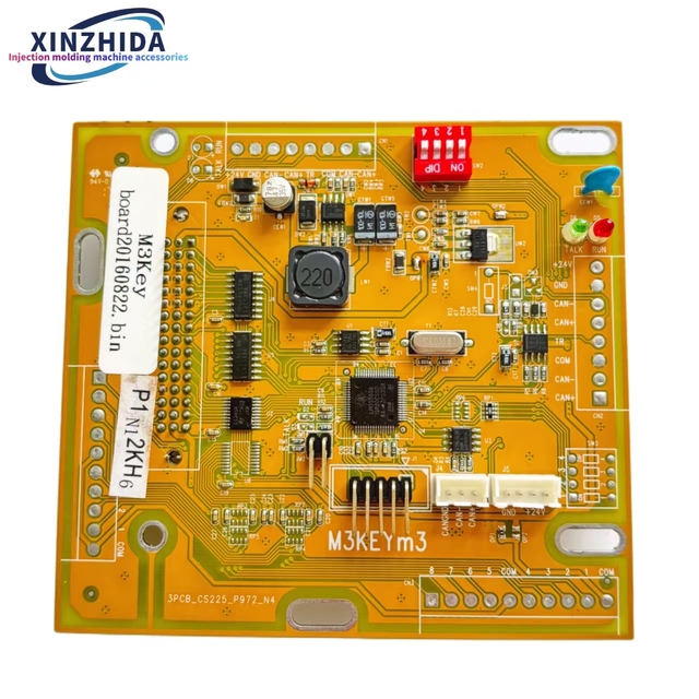 Techmation Injection Molding Machine Computer Key Circuit Board, Driver Small Board M3KEYm1