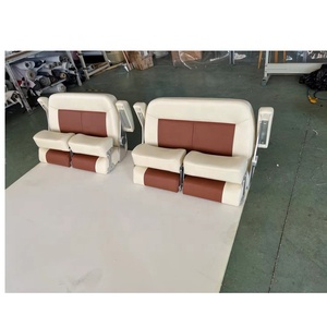 Sedile a panca per barca marina, comodo, imbottito, pieghevole, doppio, per yacht, barca, nave - Product Image 4
