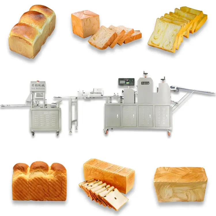 Maquinaria de panadería comercial automática, máquina para hacer pan y pan