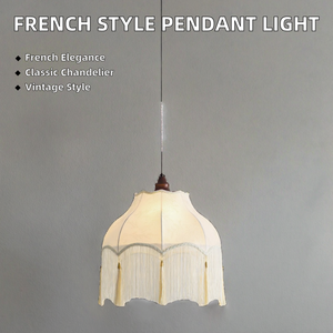 Lustre de chambre à coucher rétro français PM, style vintage, restaurant, bar, comptoir, pièce haut de gamme, bois massif, style wabi sabi, luminaires <span class=keywords><strong>zen</strong></span> - Product Image 2
