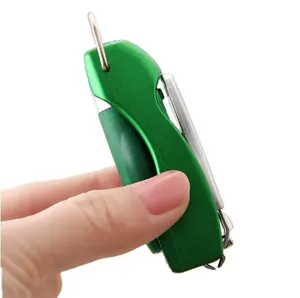 promotional hot sale Multi-function ball pen with nail clipper key chain