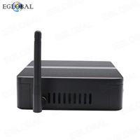 Mini PC portable Eglobal ultra-fin avec processeur Celeron N4100 DDR4, 4 cœurs, 4 threads, sans ventilateur, double LAN, HD VGA, 2 ports COM
