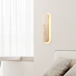 <span class=keywords><strong>Applique</strong></span> <span class=keywords><strong>murale</strong></span> LED en travertin naturel, lumière jaune chaude, lampe <span class=keywords><strong>murale</strong></span> linéaire moderne en pierre <span class=keywords><strong>pour</strong></span> chambre à coucher et salon - Product Image 4