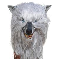 Masque de Husky en Peluche Mignon pour Halloween, Accessoire de Fête Amusant, Personnalisable ODM