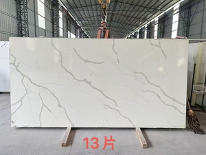 Lastre di Quarzo Effetto Calcatta con Venature Dorate a Prezzo all'Ingrosso, Design alla Moda <span class=keywords><strong>per</strong></span> <span class=keywords><strong>Piani</strong></span> Cucina in Marmo e Quarzo - Product Image 5