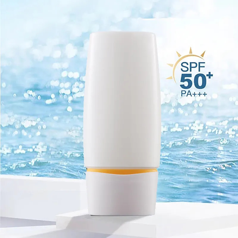Tabir surya SPF50, Label pribadi krim pelindung matahari pemutih tahan air Losion Wajah bebas minyak matahari krim tabir surya UV