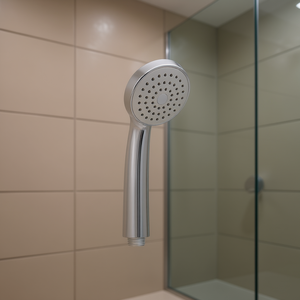 Pommeau de douche à jet unique Taormina chromé, diamètre 81 mm, hauteur 27 cm - Product Image 3