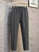 Pantalon décontracté respirant sur mesure pour hommes grandes tailles avec fermeture éclair – Fabricant en gros de pantalons de costume pour hommes