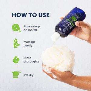 Gel de Ducha Greenlem con Aceite de Árbol de Té y Aroma a Menta, para Piel Seca, con Fragancia Duradera - Product Image 4