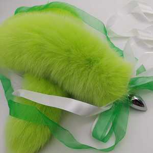 Cola de zorro para chica, cola larga, cola de animal, tapón para culo, lesbiana - Product Image 6