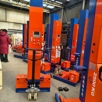 CHINSONG Akıllı Kablosuz Dört Kolonlu Araç Lifti 2500KG Kolon Başına Mobil Ticari Araç Kaldırıcı 12 Ay Garantili