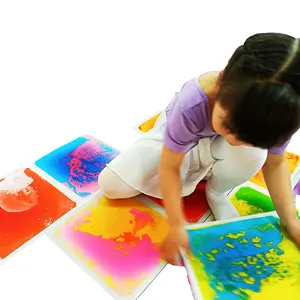 2024 pavimento liquido più venduto nuovo tappetino sensoriale per bambini antiscivolo da soggiorno interno sport giocattoli educativi per bambini